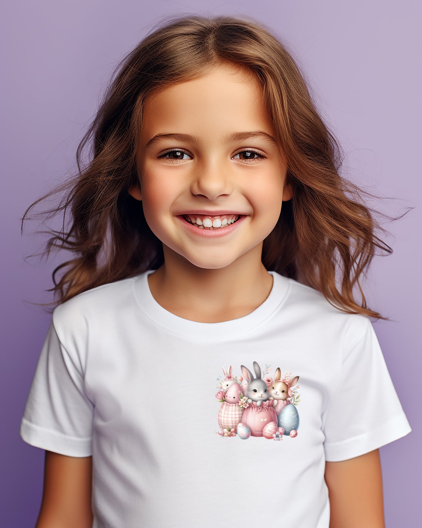 Cheery Clouds Easter Pocket Children's T-Shirt