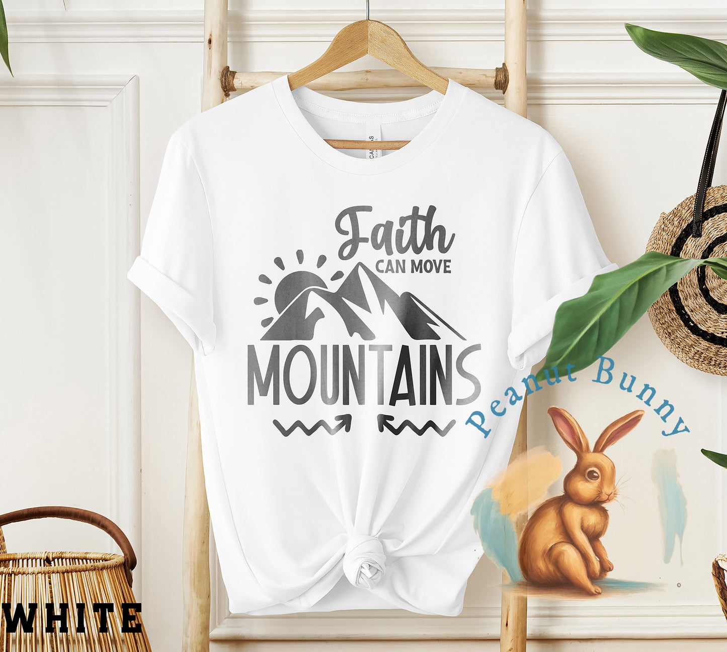 Faith can move mountains-01 Christian Tshirt 280