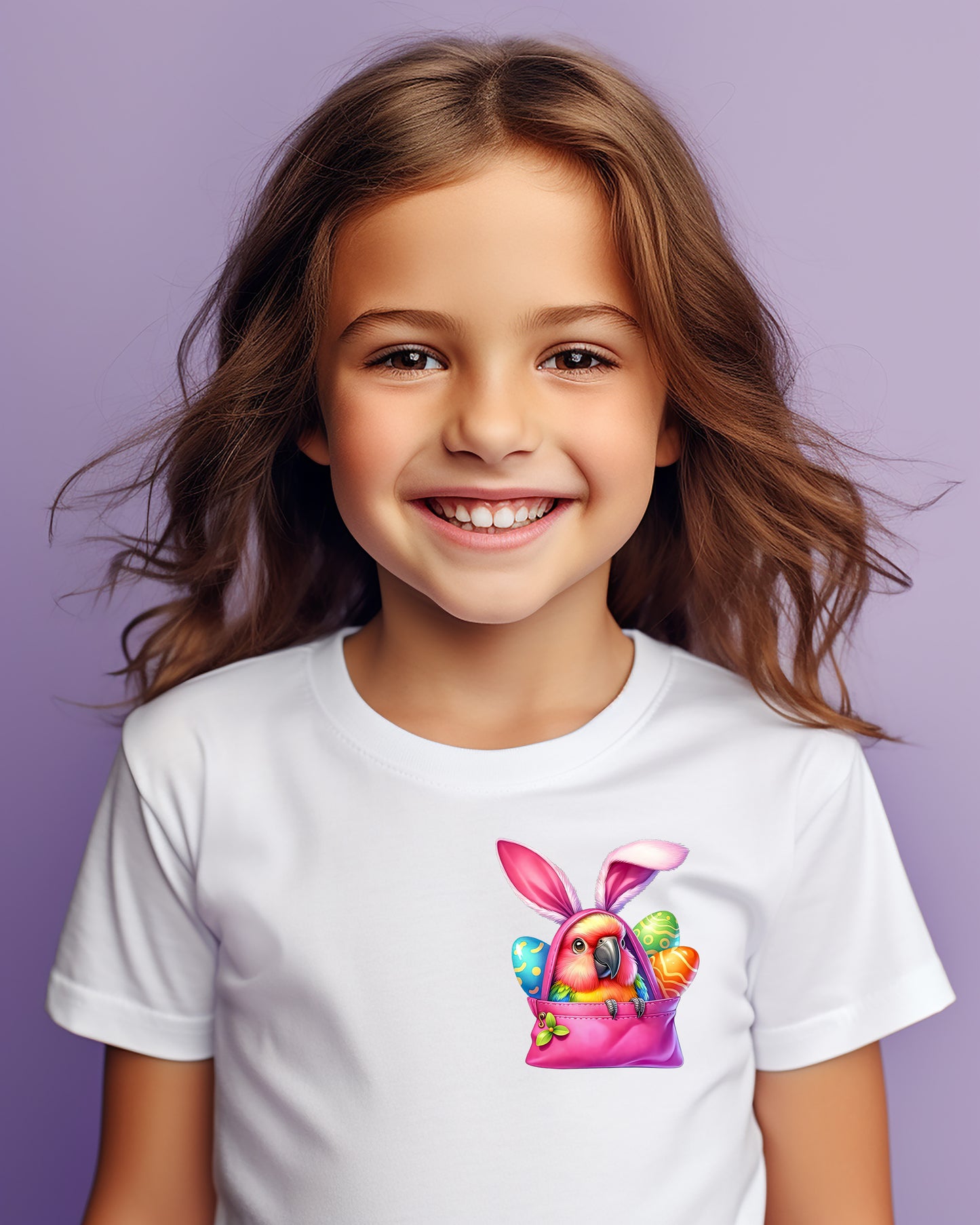 Playful Petals Easter Pocket Children's T-Shirt