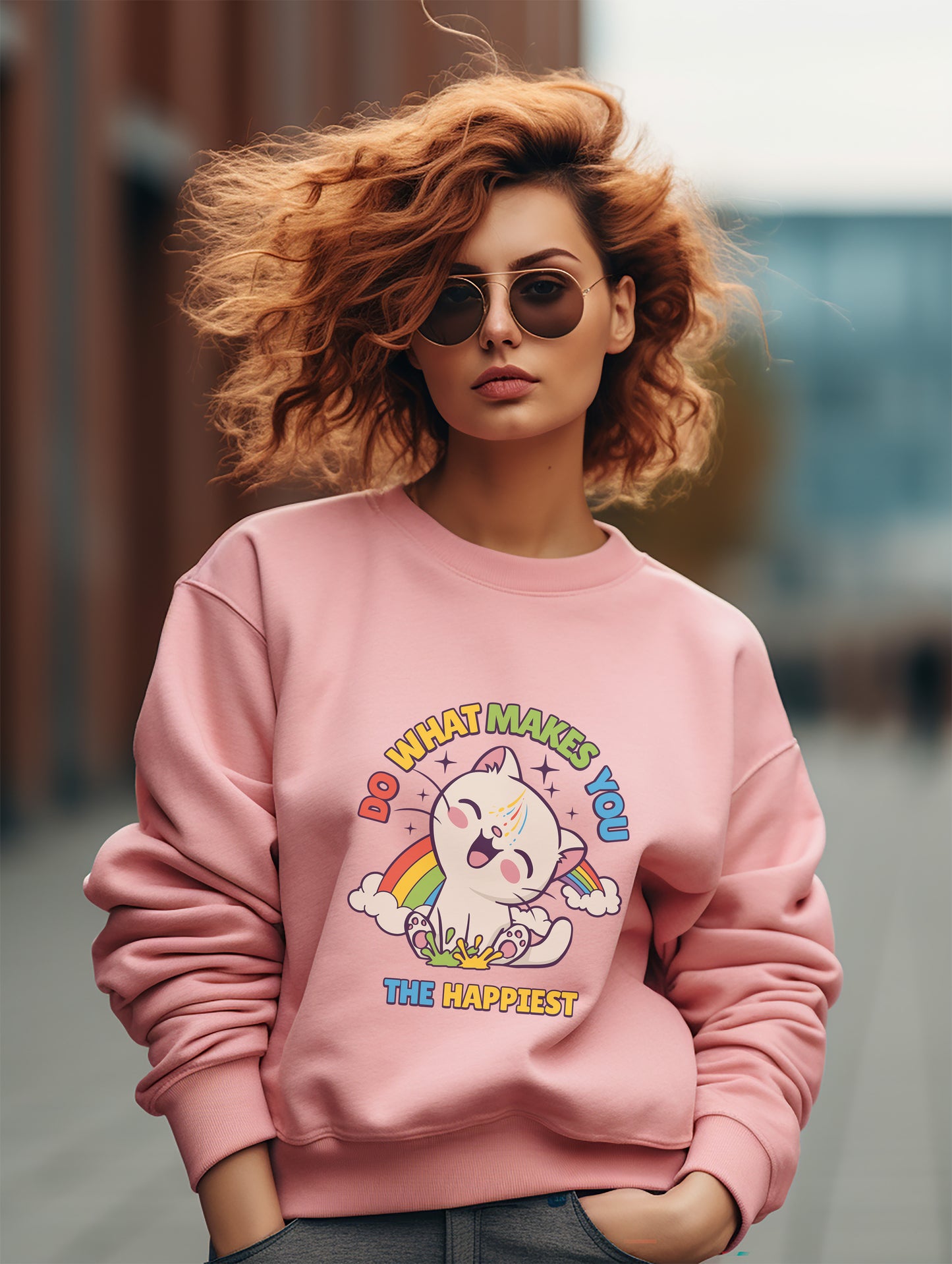 Do What Makes You Happiest Sweatshirt