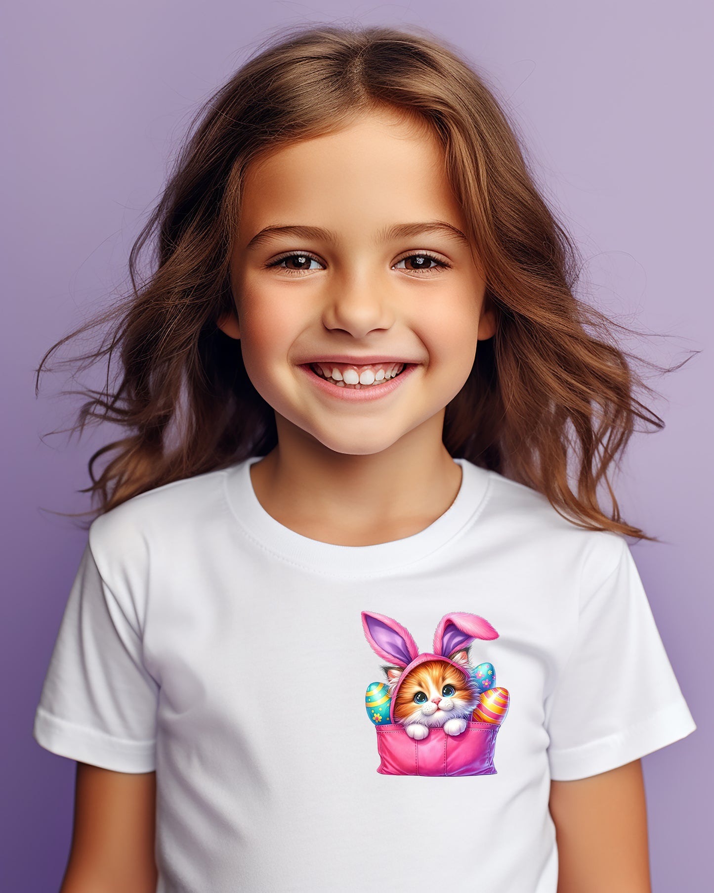 Fluttering Fun Easter Pocket Children's T-Shirt