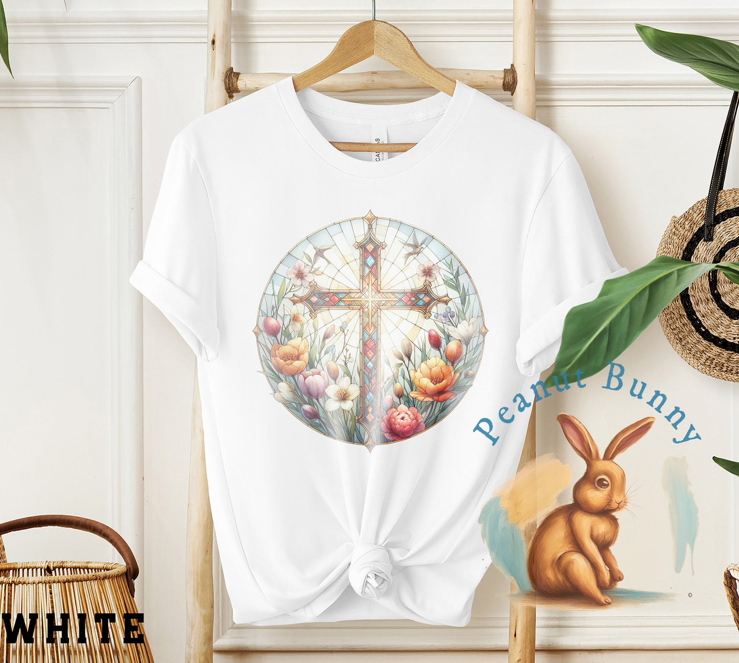 Stained Glass Cross 11 Christian Tshirt 31