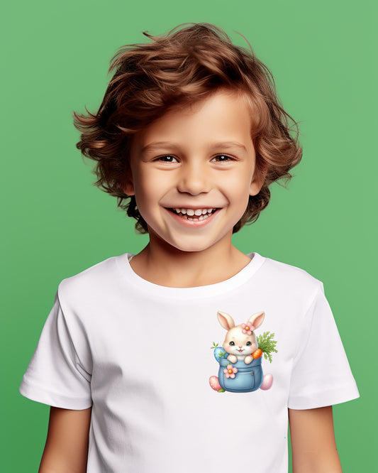 Dainty Meadow Easter Pocket Children's T-Shirt