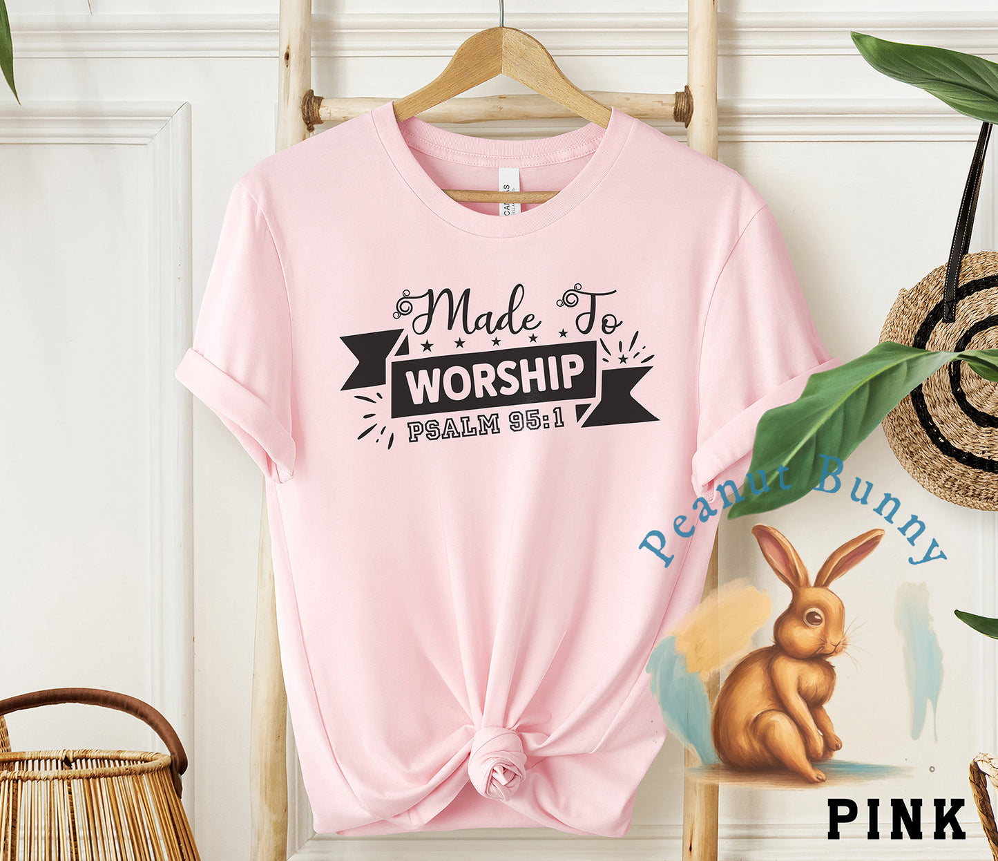 Made To Worship Psalm 95  1-01 Christian Tshirt 437