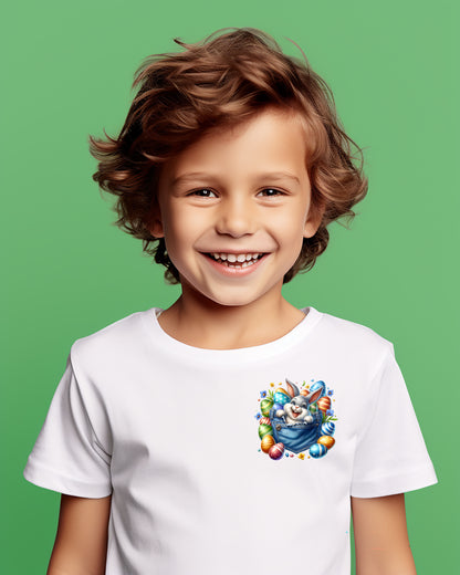 Sunny Serenity Easter Pocket Children's T-Shirt