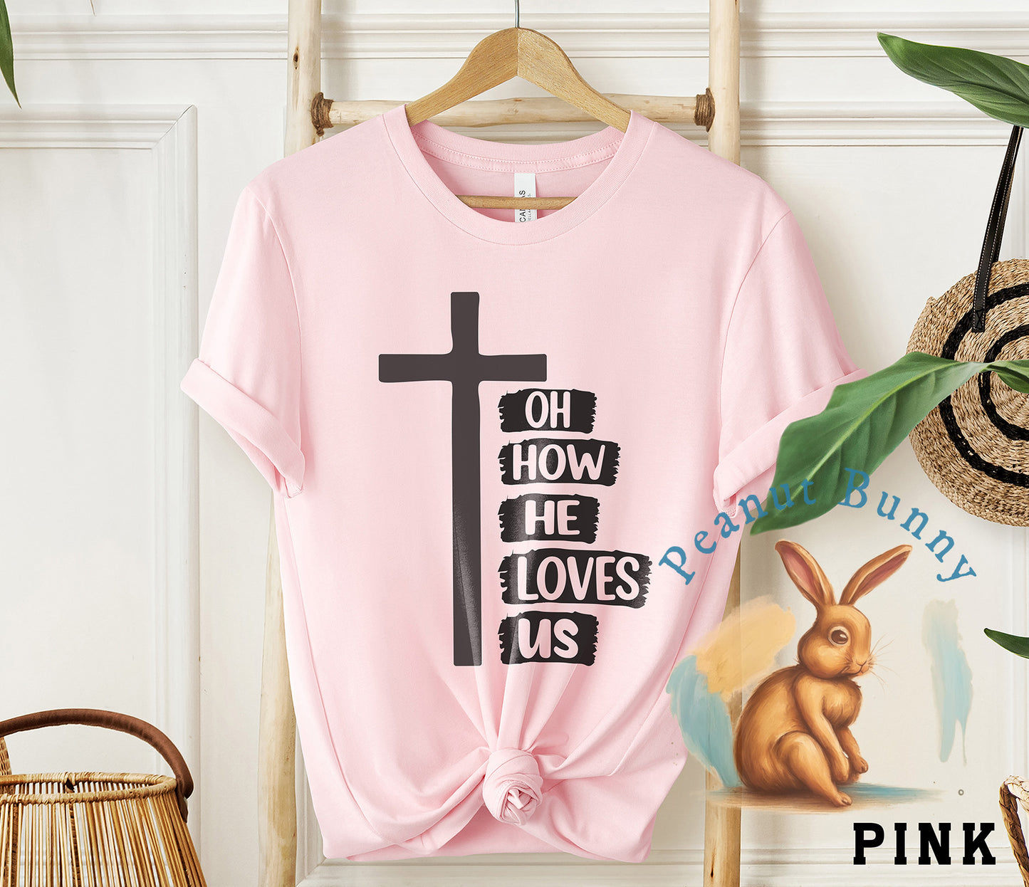 Oh how he loves us-01 Christian Tshirt 470