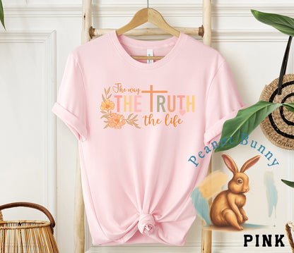 RC009-The Way The Truth The Life Christian Tshirt 524