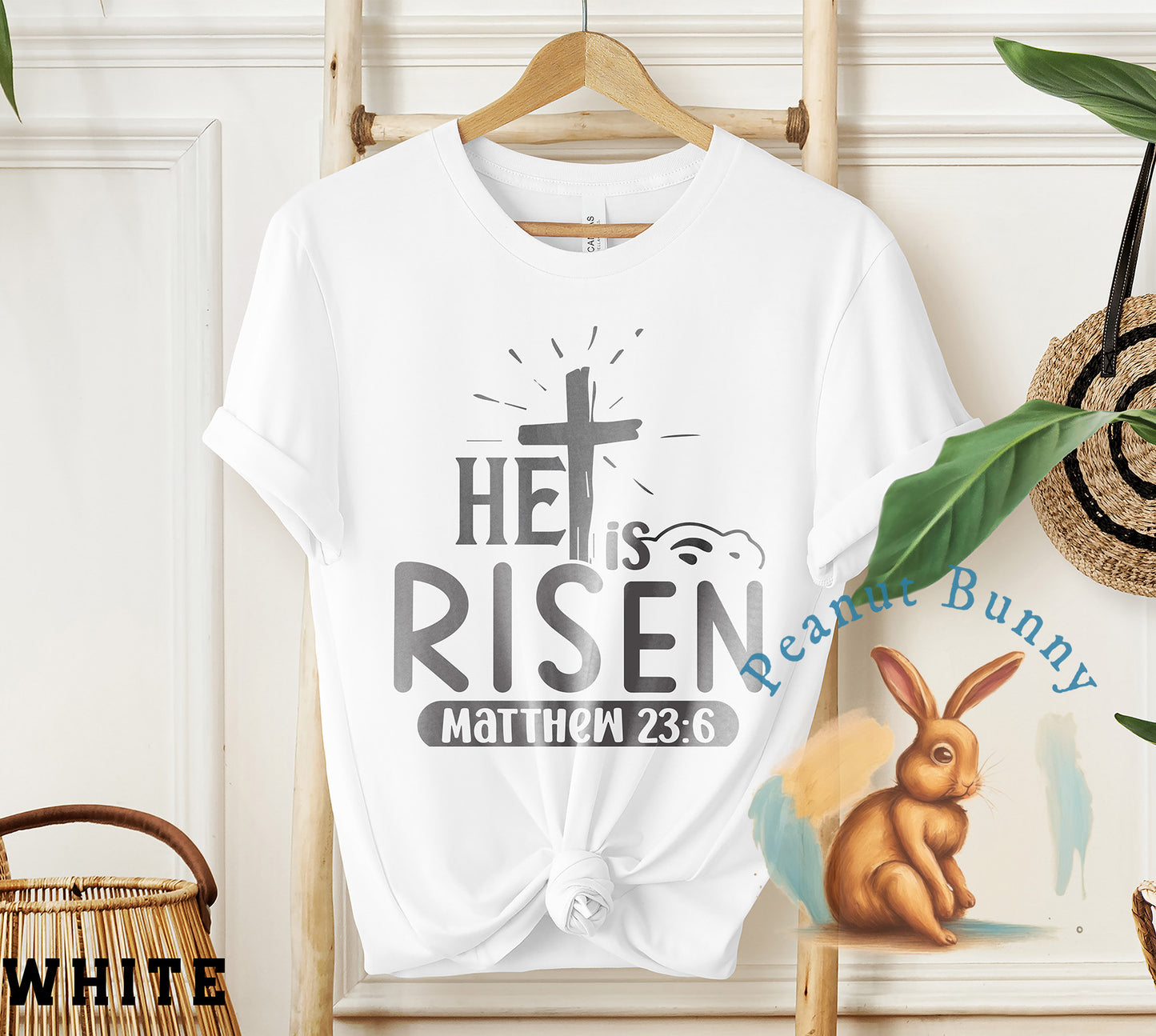 He is risen matthew 23 6-01 Christian Tshirt 333