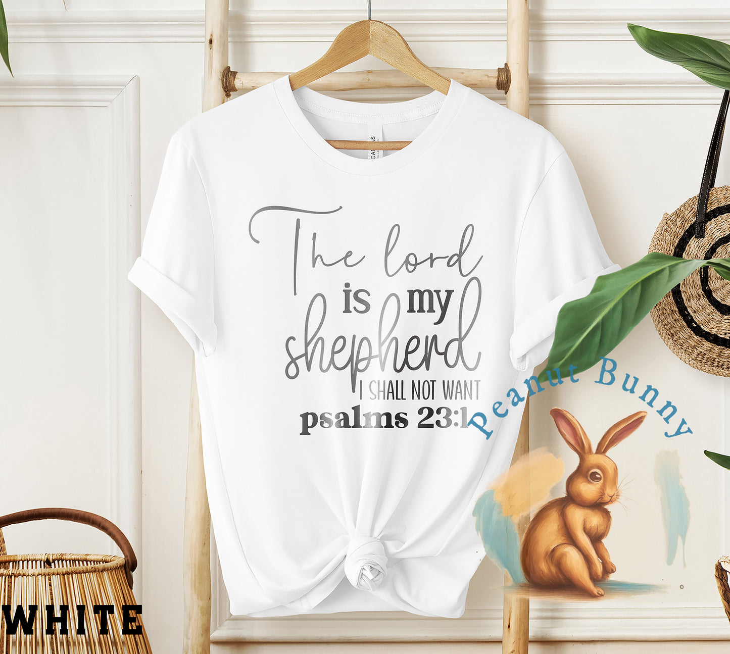 The lord is my shepherd i small not want-01 Christian Tshirt 575