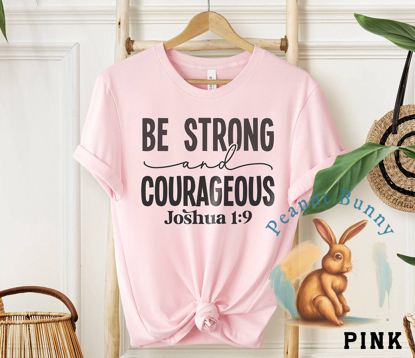 Be strong and courageous-01 Christian Tshirt 234