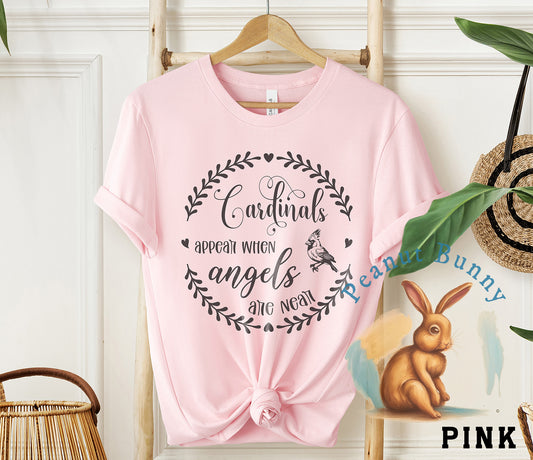 Cardinals appear when angels are near-01 Christian Tshirt 256