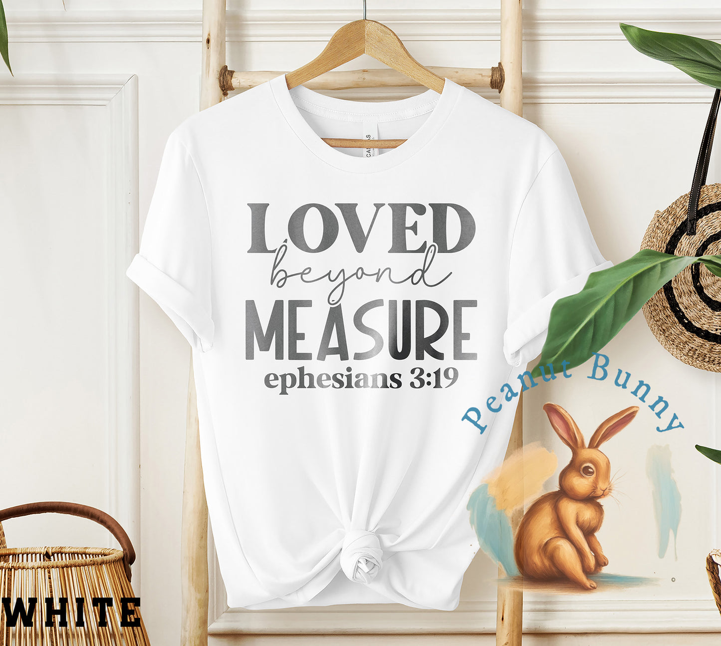 Loved beyond measure ephesians 3 19-01 Christian Tshirt 429