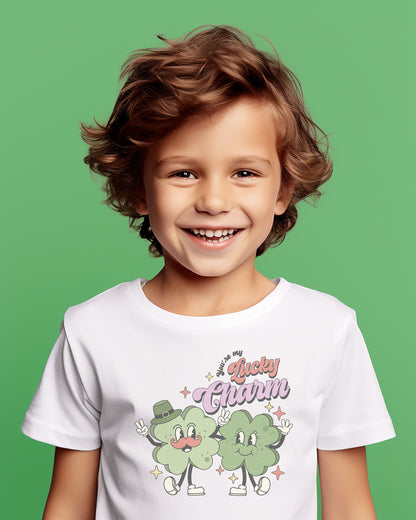 Shamrock Whimsy Kids T-Shirt