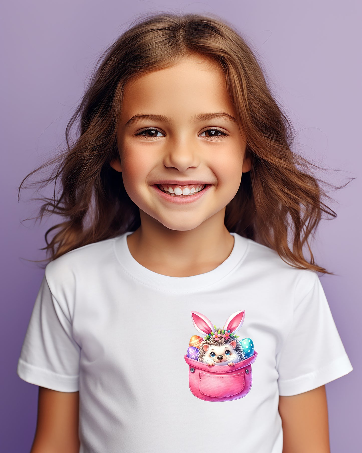 Whisker Whimsy Easter Pocket Children's T-Shirt