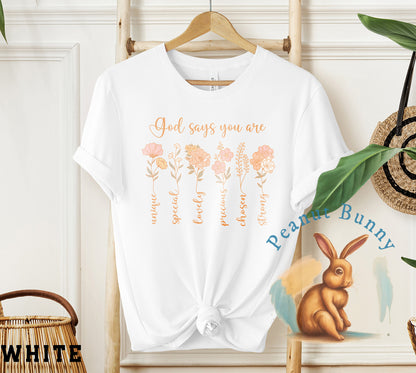 RC013-God Says You Are Christian Tshirt 528