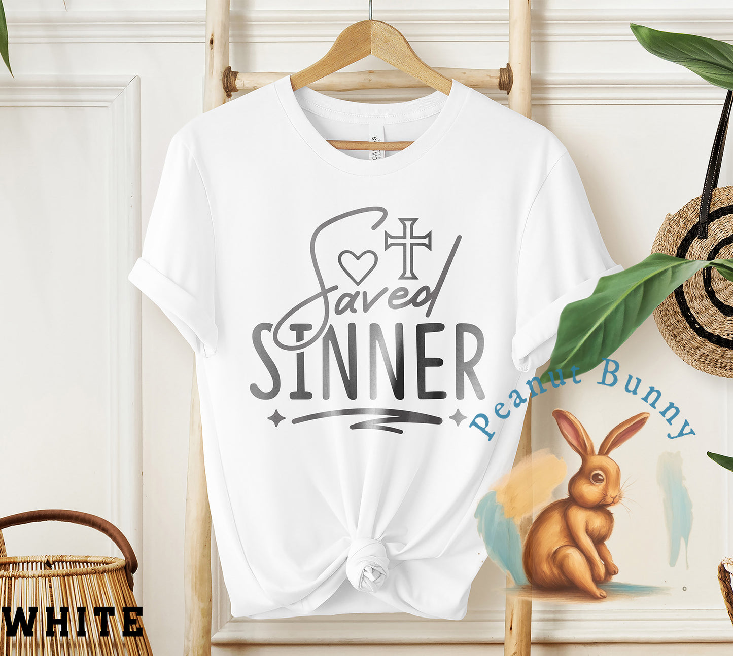 Saved Sinner Christian Tshirt 60