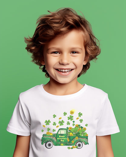 Green Festive Joy Kids T-Shirt