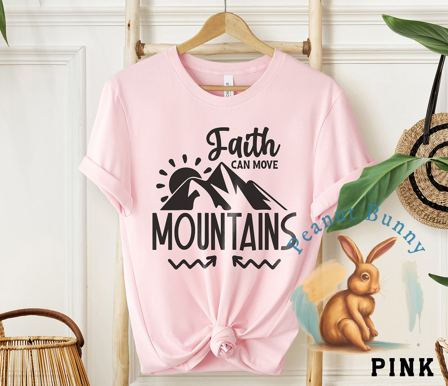 Faith can move mountains-01 Christian Tshirt 280