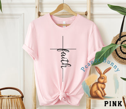 Faith-Cross-Thin Christian Tshirt 292