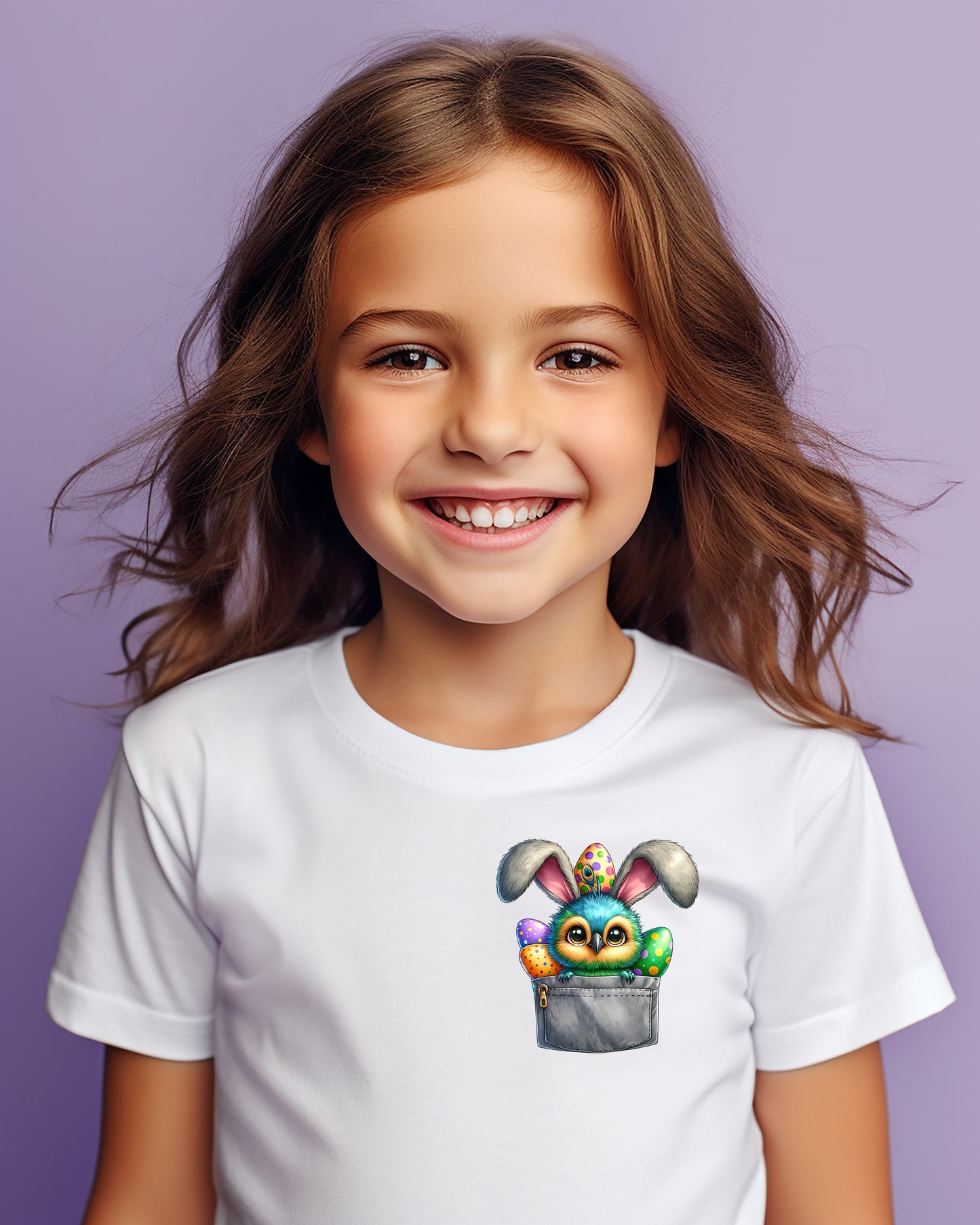 Cozy Clouds Easter Pocket Children's T-Shirt