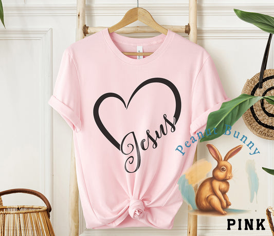 Jesus Heart Christian Tshirt 396