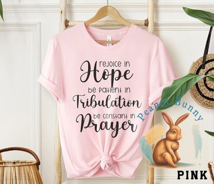 Rejoice In Hope Christian Tshirt 530