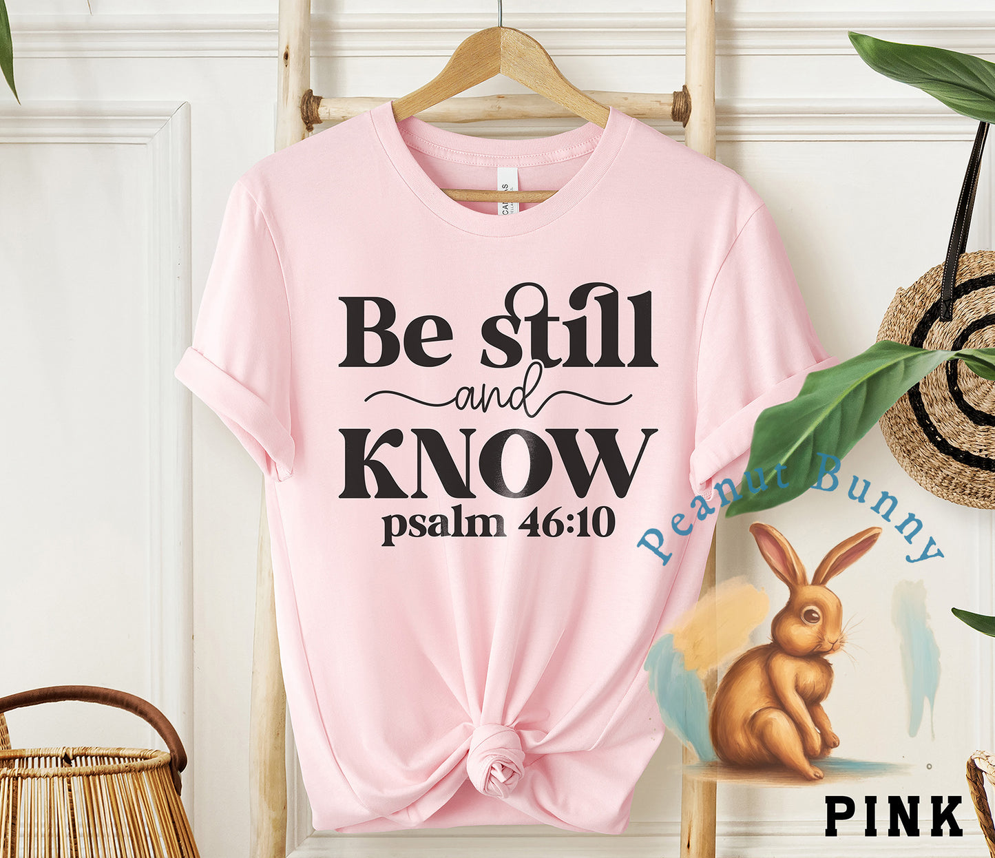 Be still & know psalm 46 10 2-01 Christian Tshirt 227