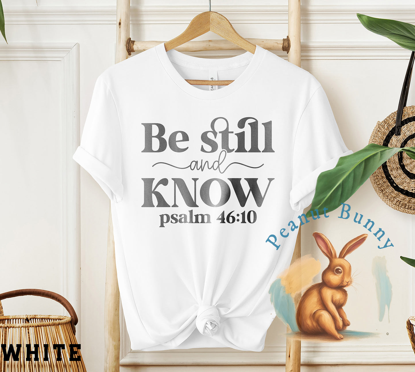 Be still & know psalm 46 10 2-01 Christian Tshirt 227