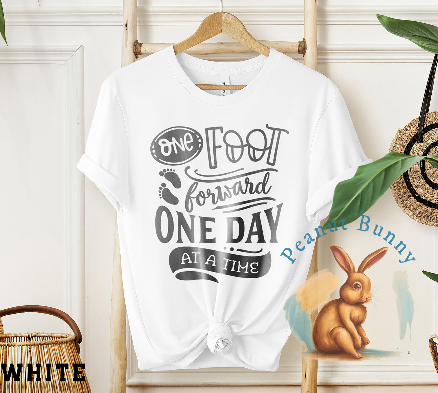 One foot forward Christian Tshirt 471