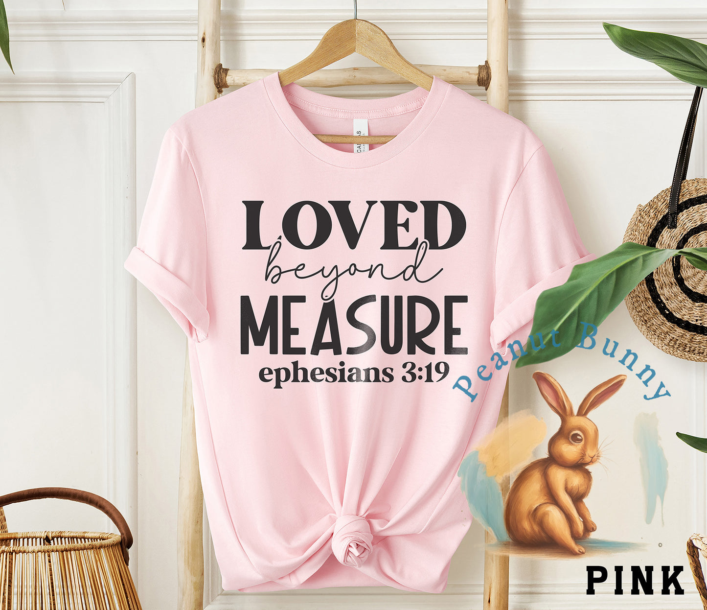 Loved beyond measure ephesians 3 19-01 Christian Tshirt 429