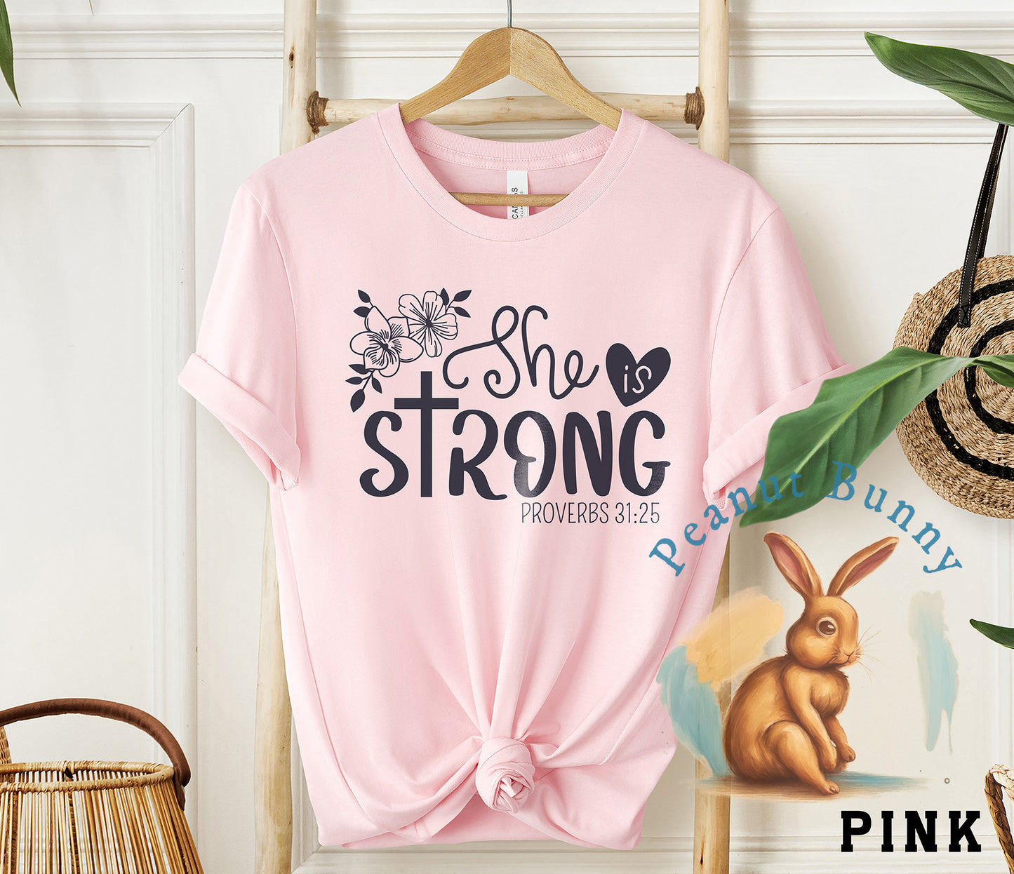 She is Strong Christian Tshirt 561