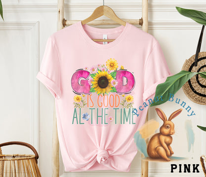 Rms0305- 8 God Is Good all the time Christian Tshirt 541