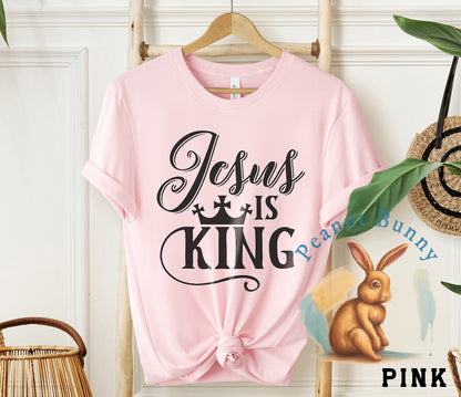 Jesus Is King Christian Tshirt 398