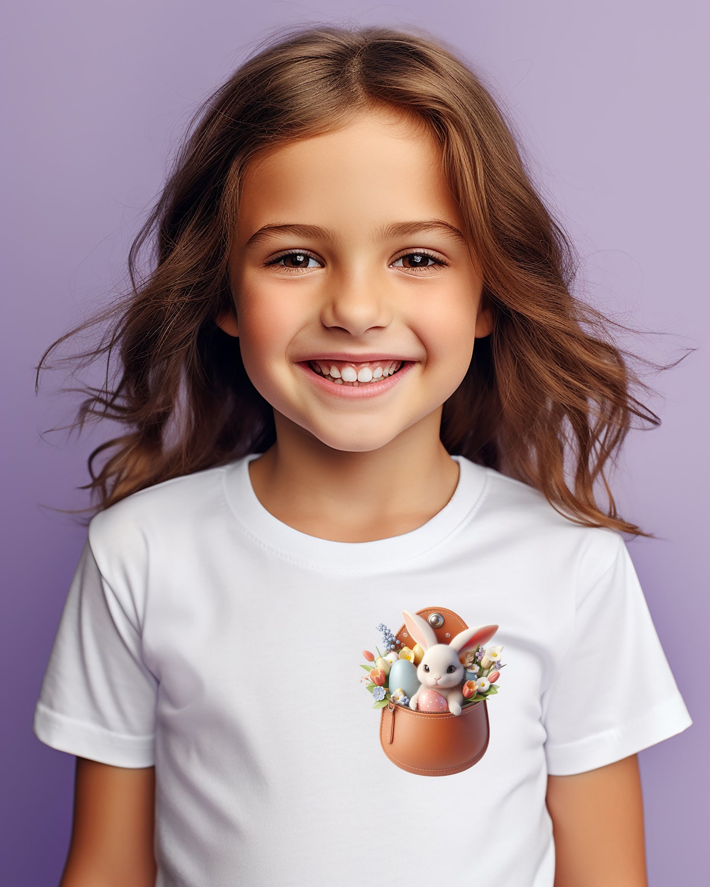 Whimsy Wonderland Easter Pocket Children's T-Shirt