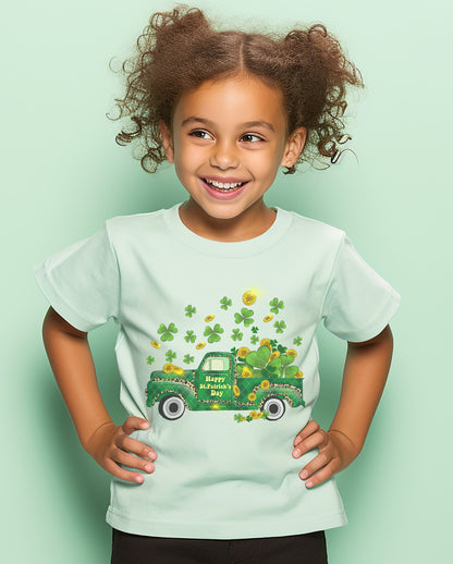 Green Festive Joy Kids T-Shirt