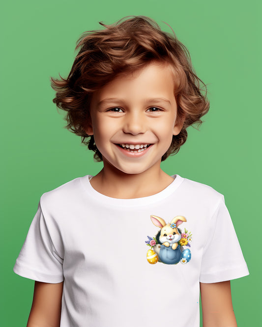 Cozy Sunshine Easter Pocket Children's T-Shirt