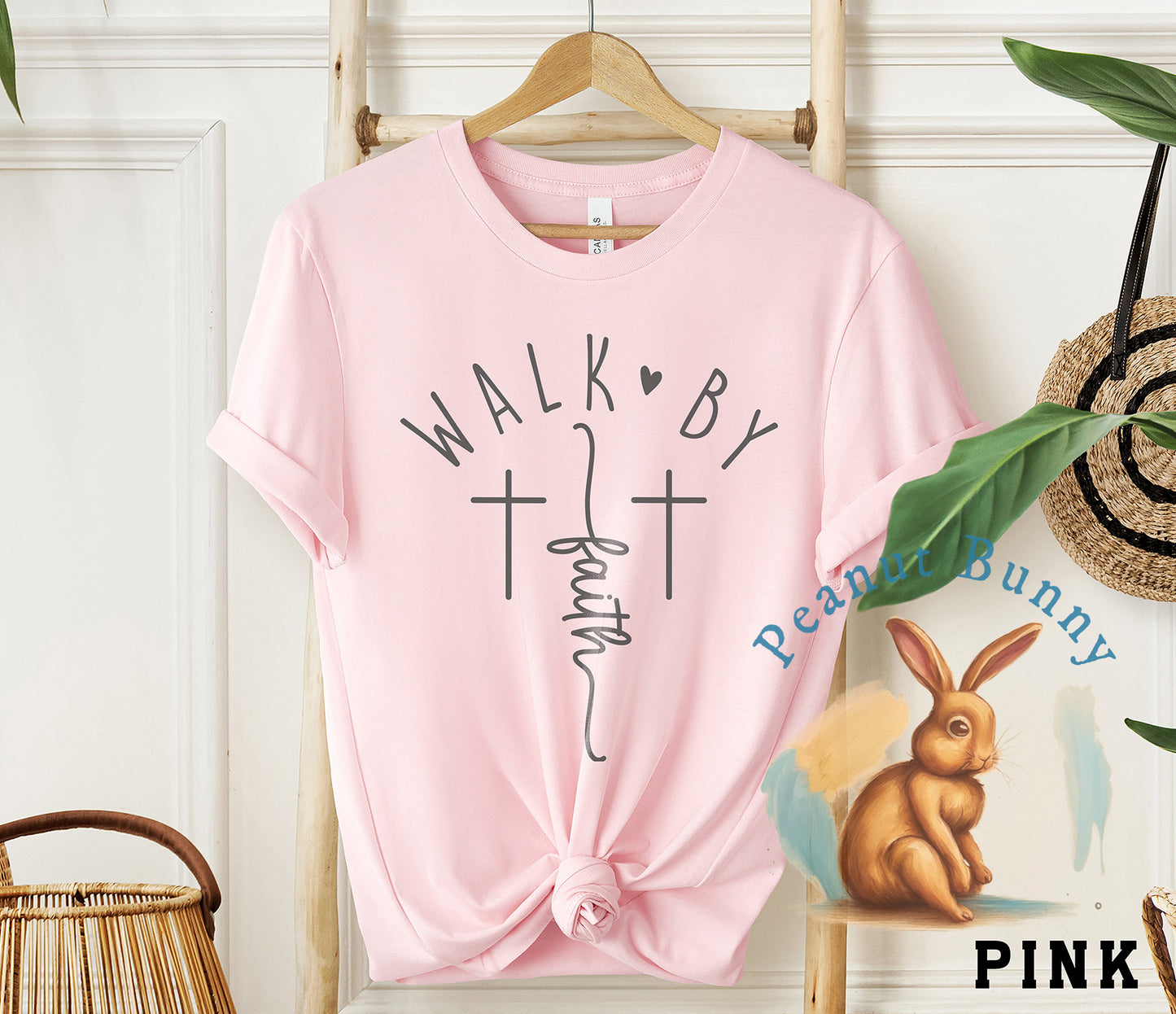 Walk by Faith Christian Tshirt 1