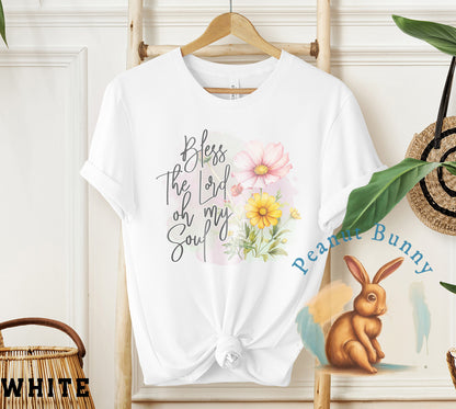 Rms0305- 7 Bless The Lord oh my soul Christian Tshirt 540