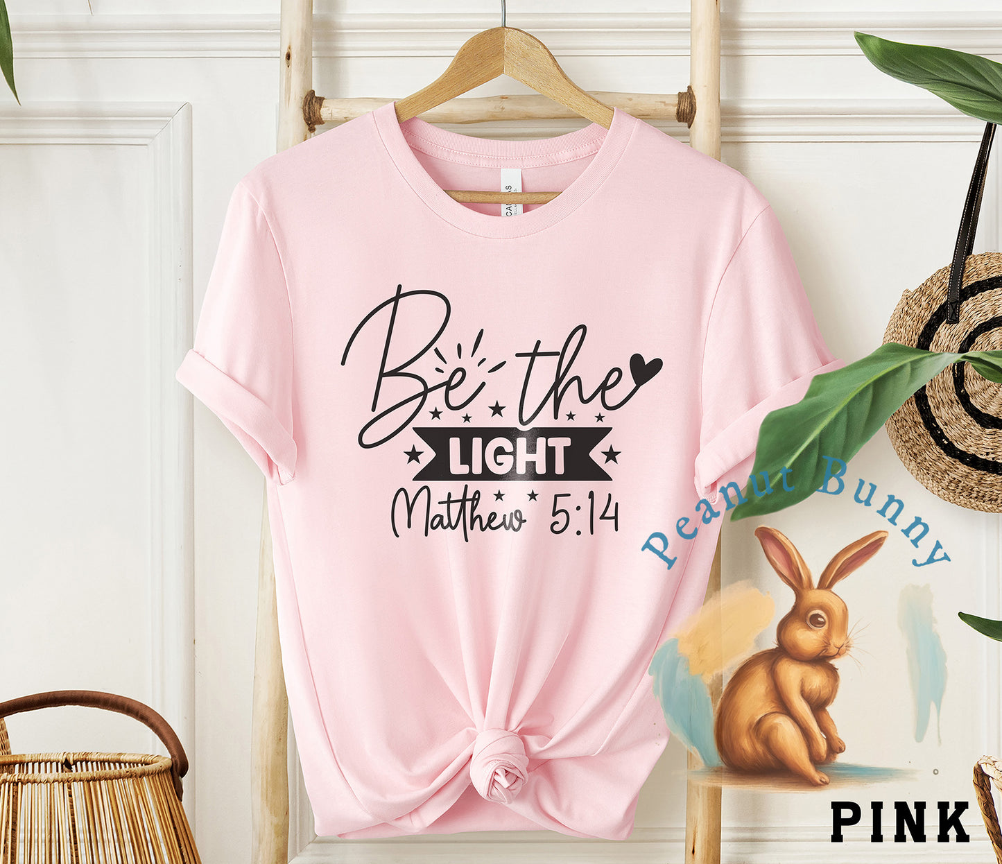 Be The Light Matthew 5 14-01a Christian Tshirt 240