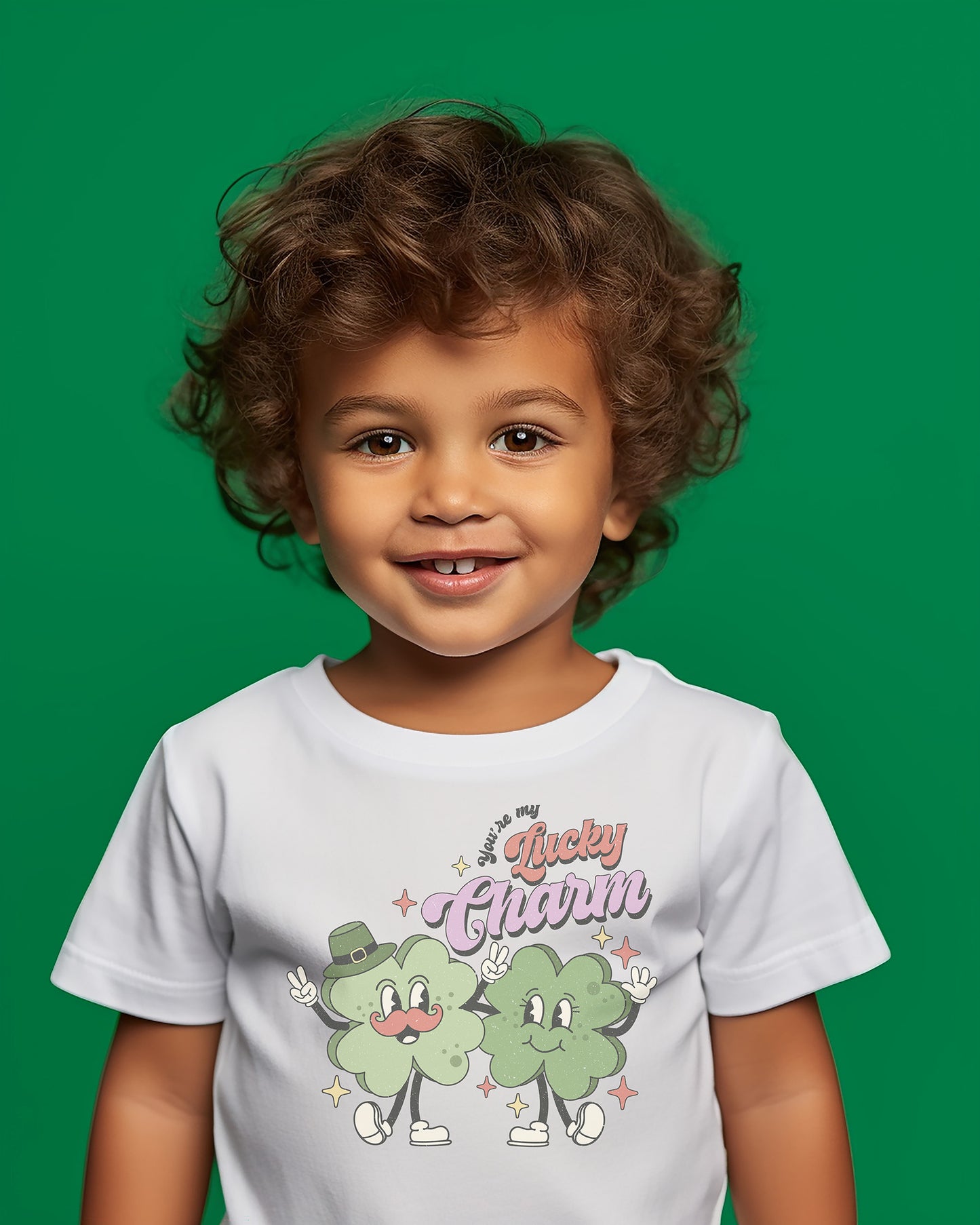 Shamrock Whimsy Kids T-Shirt