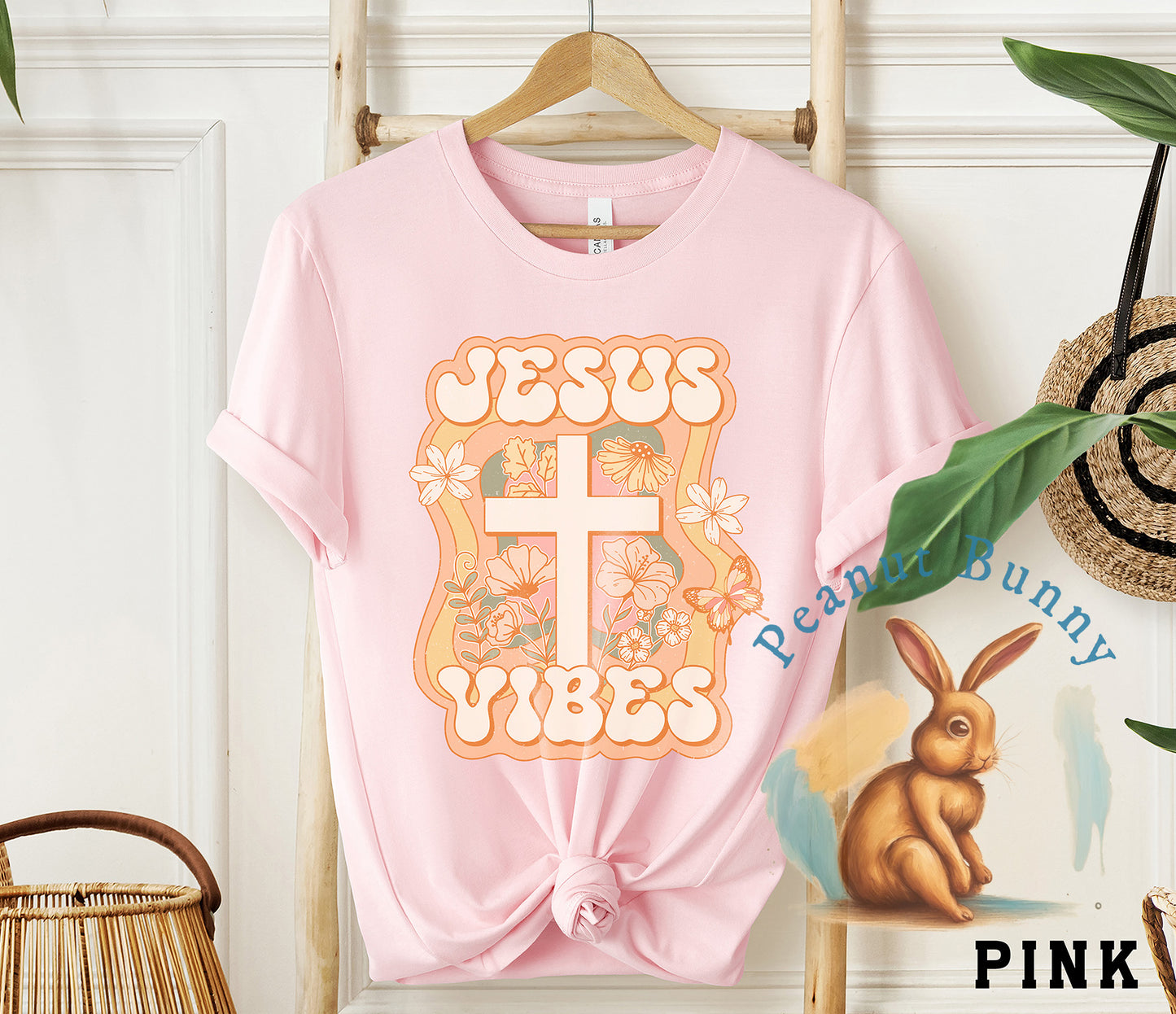 RC012- Jesus vibes Christian Tshirt 527