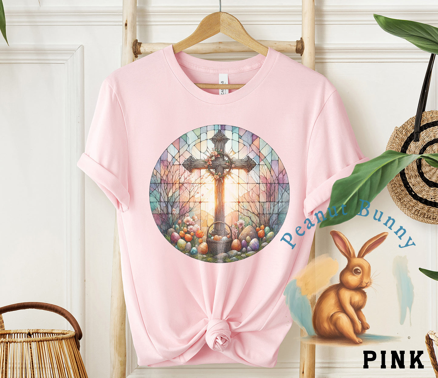 Stained Glass Cross 3 Christian Tshirt 23