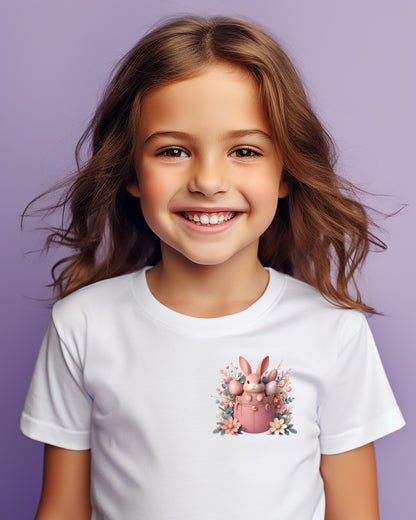 Fluffy Fun Easter Pocket Children's T-Shirt