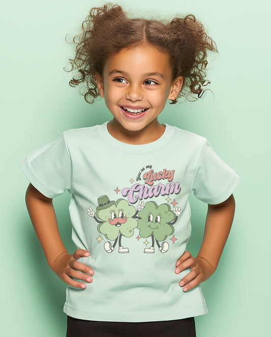 Shamrock Whimsy Kids T-Shirt