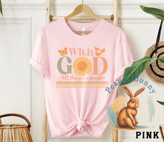 RC010-With God All Things Are Possible Christian Tshirt 525