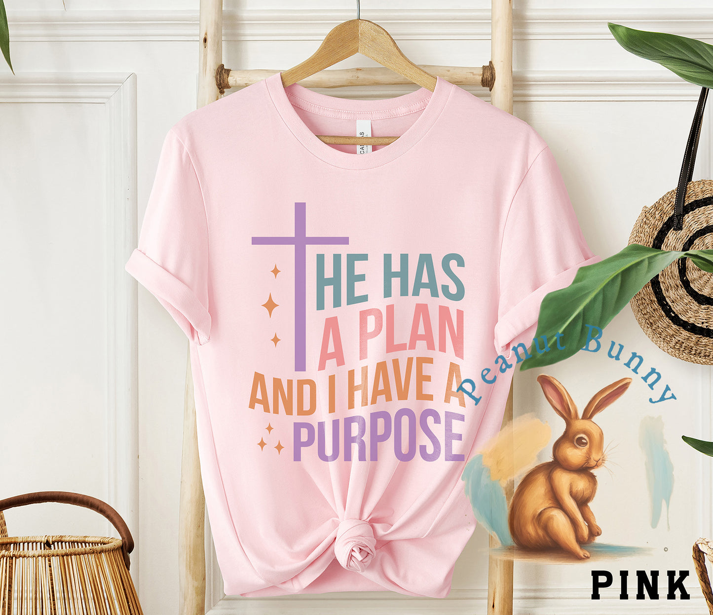 He Has A Plan And I Have A Purpose-01 Christian Tshirt 331