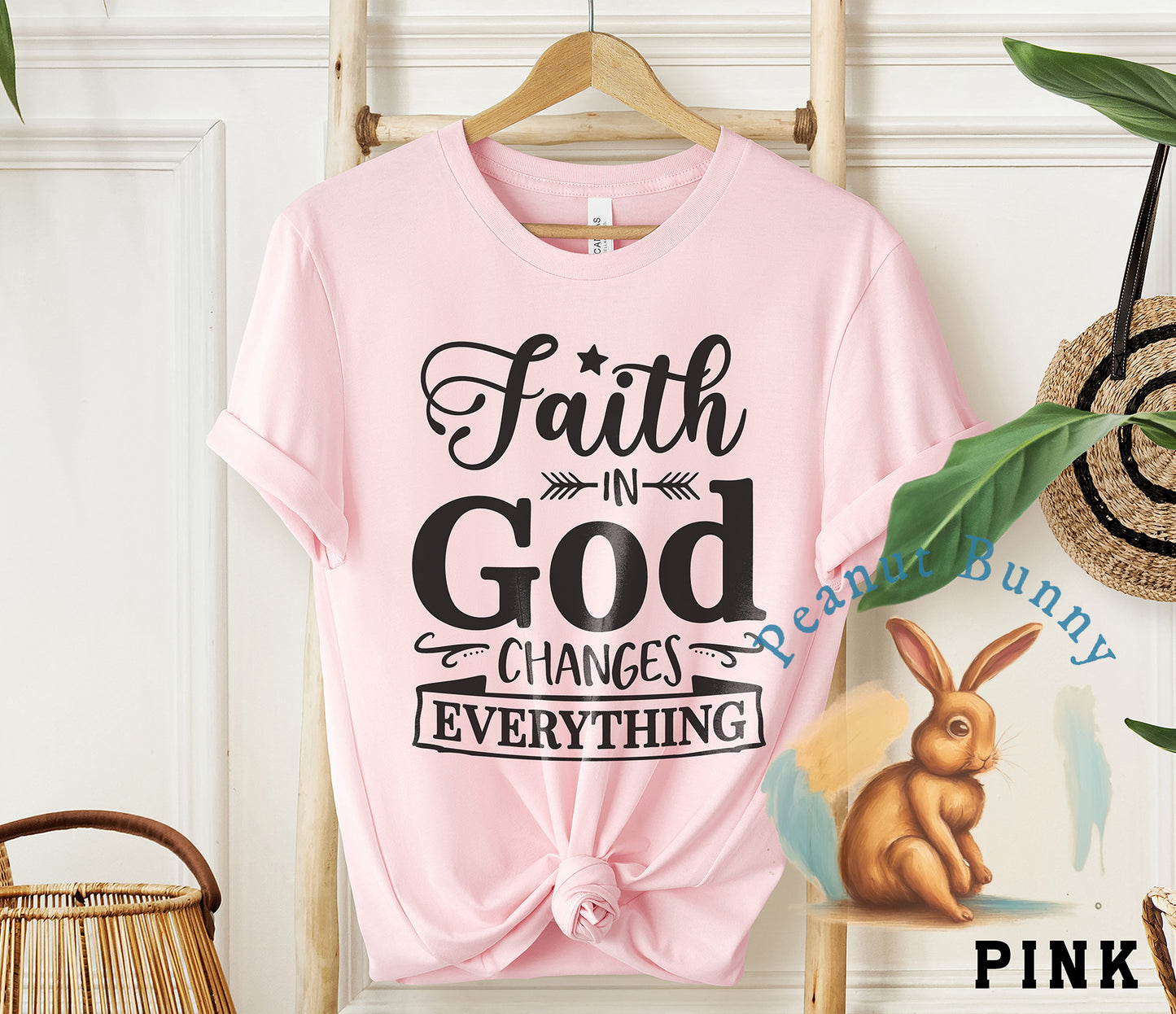 Faith-in-God-Changes-Everything Christian Tshirt 297