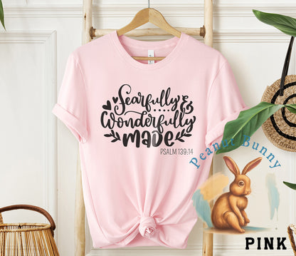 Fearfully and Wonderfully Made Christian Tshirt 305