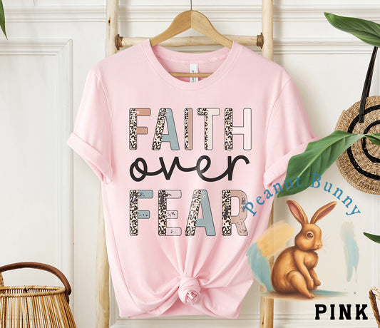 Faith Over Fear 2 Christian Tshirt 37