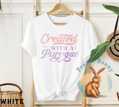 Created With A  Purpose-01 Christian Tshirt 265